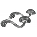 Klamka ocynkowana 160 x 95 mm - komplet