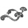 Klamka ocynkowana 160 x 95 mm - komplet