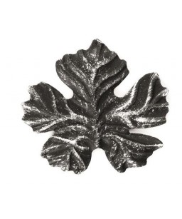 Liść stalowy winogrona ozdobny H150 x L150 x 2 mm