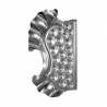 Szyld stalowy ozdobny H286 x L158 x 2 mm lewy