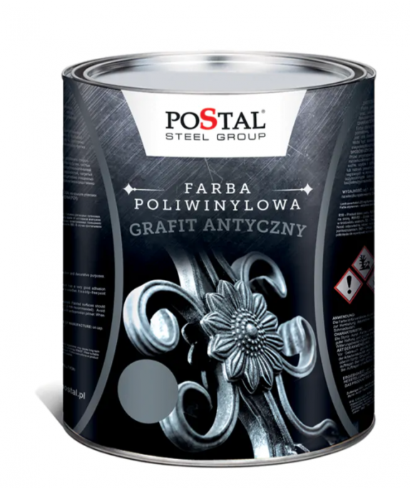 Farba grafit antyczny 1,0 L strukturalna