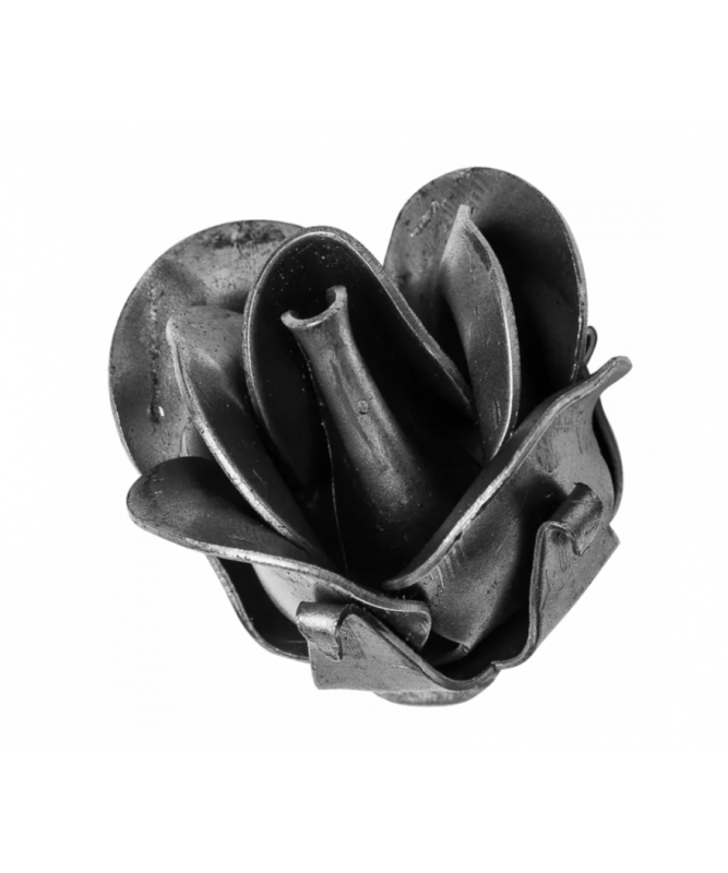 Kwiat stalowy ozdobny róża Fi 50 mm x 1,2 mm