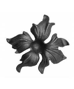 Kwiat stalowy ozdobny Fi 150 mm x 4 mm