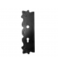 Szyld stalowy ozdobny 72/50 H295 x L90 x 3 mm lewy