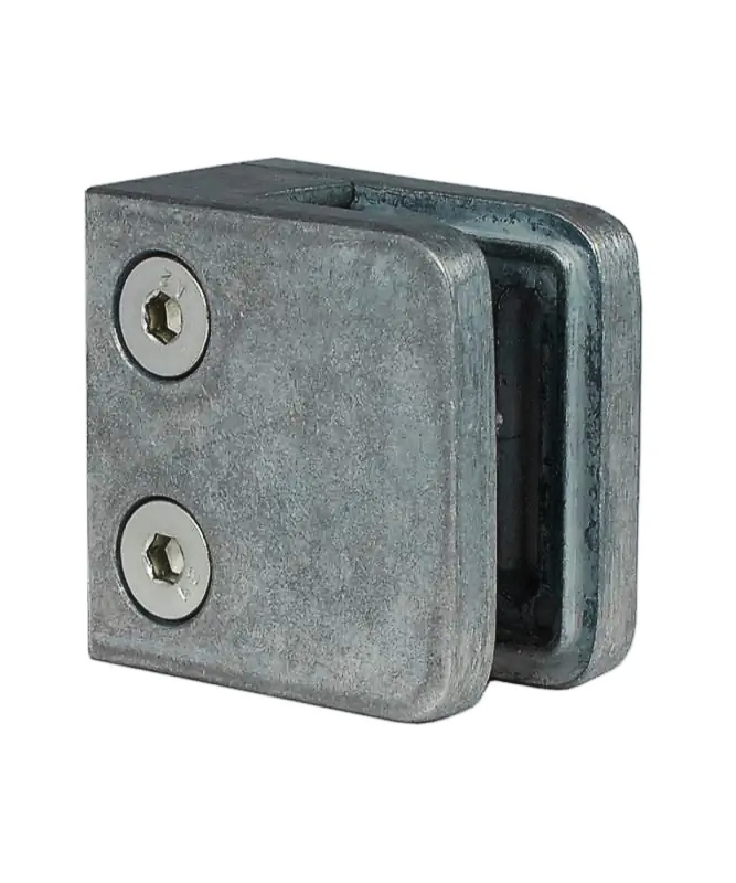 Uchwyt do szkła 45x45 do profilu - zamak