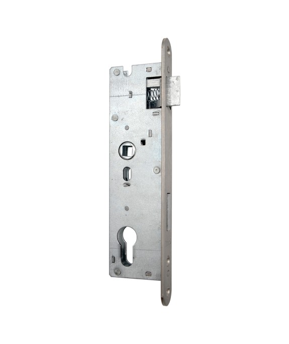 Zamek zapadkowo-zasuwkowy H220/72 mm – lewy, stal nierdzewna INOX