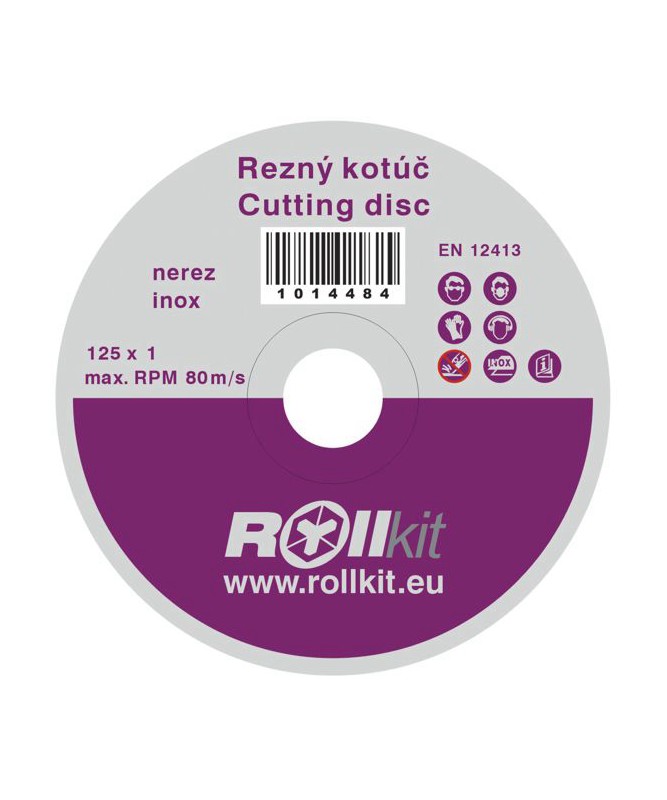 Tarcza do cięcia stali nierdzewnej 125 x 1 mm INOX