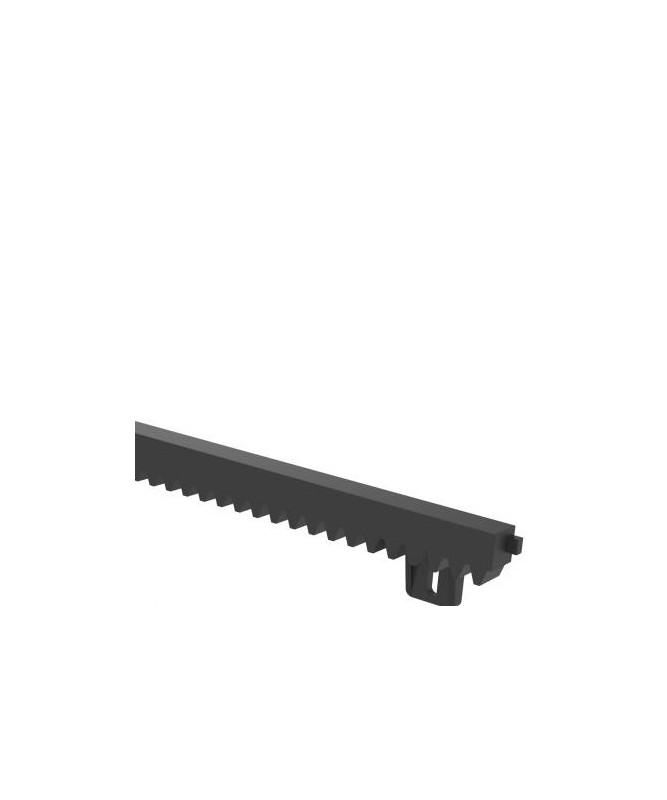 Listwa zębata z tworzywa L1000 x 20 mm ze śrubą i podkładka montażową