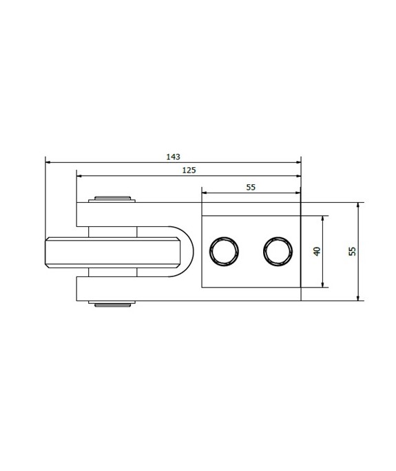 Zestaw wózków metalowych 8 rolkowych z akcesoriami do profilu 80x80