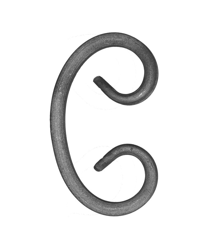 Spirala typu C 12x6 mm / H80 x L50 mm