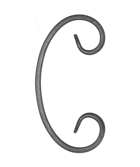 Spirala typu C 12x6 mm / H160 x L80 mm