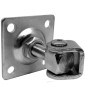 Zawias regulowany z szyldem M20/100x100x4 mm