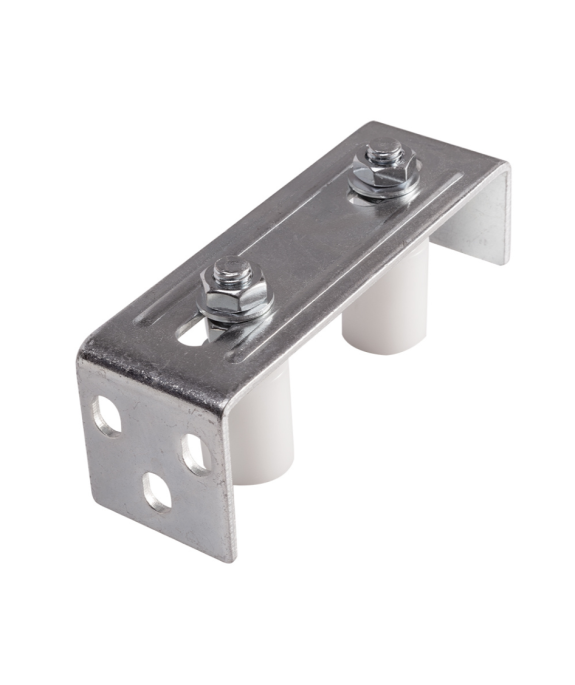 Prowadzenie górne regulowane do bram przesuwnych 160 mm z rolką Fi 30 mm