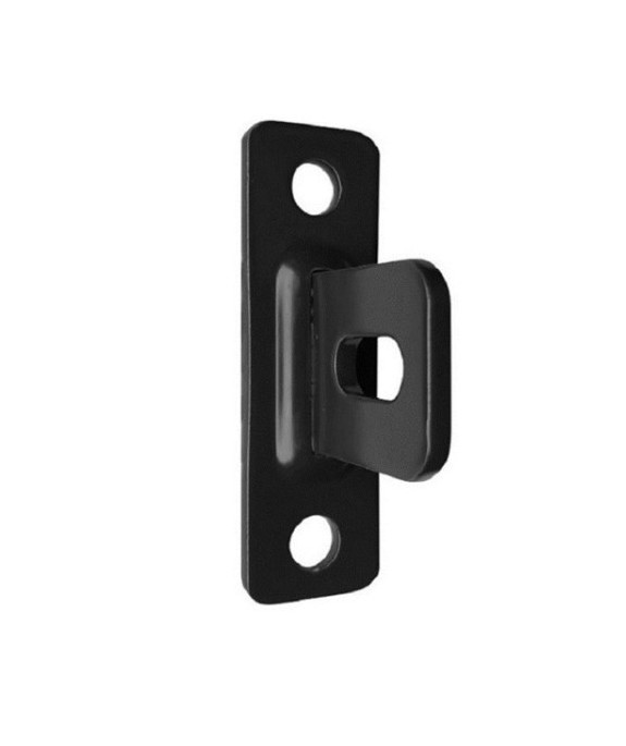 Łącznik stalowy ocynkowany do przęsła ogrodzeniowego H80xL25x3 mm - czarny