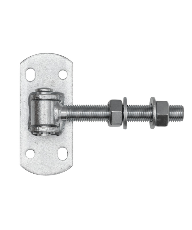 Zawias regulowany z szyldem 50x115 mm x M16