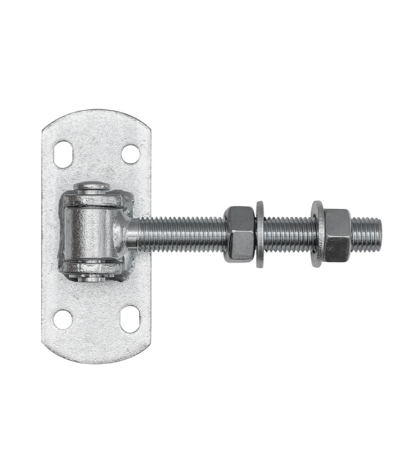Zawias regulowany z szyldem 50x115 mm x M16
