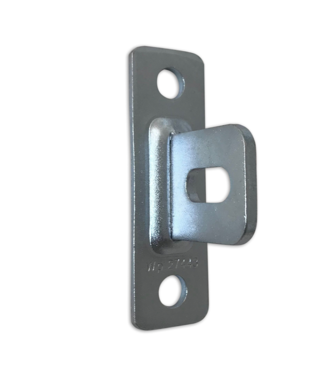 Łącznik stalowy ocynkowany do przęsła ogrodzeniowego H80xL25x3 mm