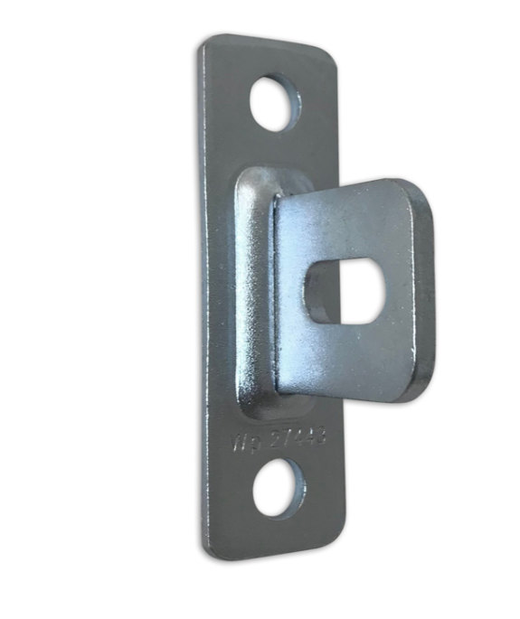 Łącznik stalowy ocynkowany do przęsła ogrodzeniowego H80xL25x3 mm