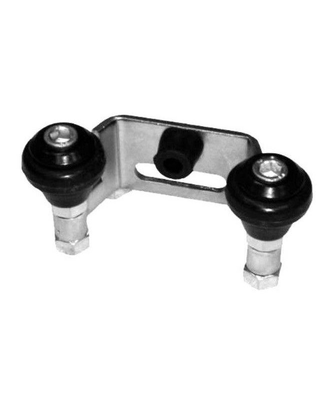 Uchwyt do bramy przesuwnej 60 mm z rolkami gumowymi