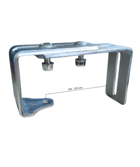 Uchwyt górny rolki prowadzącej do bram.