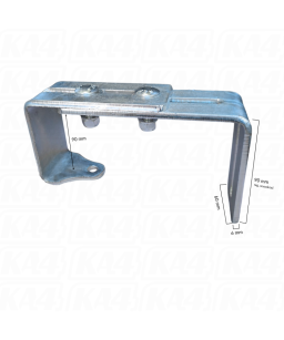 Uchwyt górny rolki prowadzącej do bram.