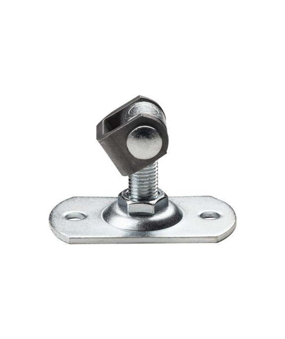 Zawias regulowany M16 z szyldem 100x55 mm, ocynkowany