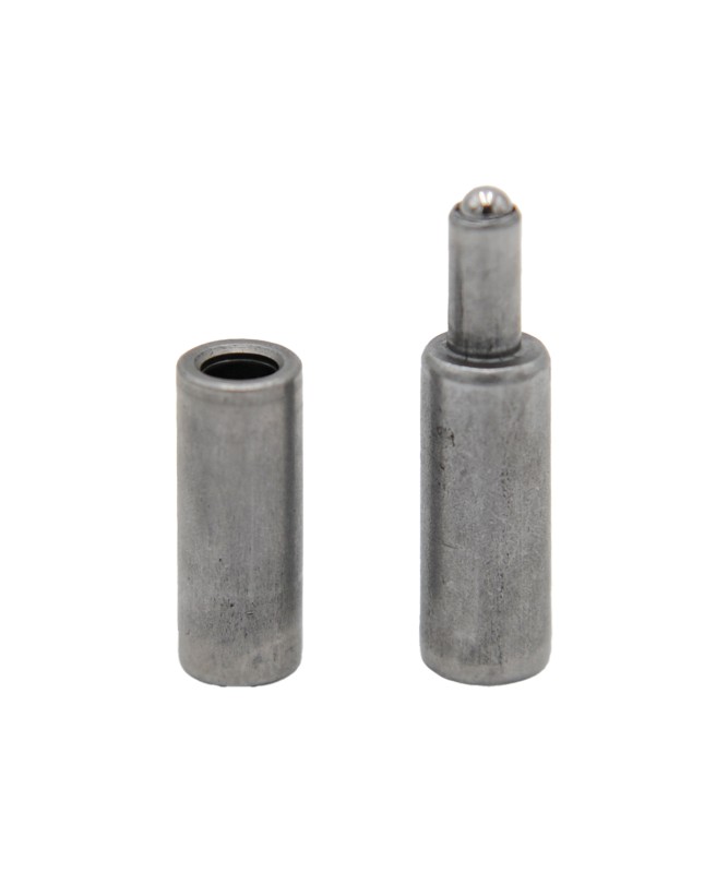 Zawias toczony z kulką Fi 12 / H 60 mm