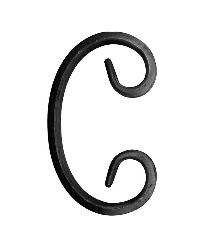 Spirala typ C 12x6 mm / H100 x L60 mm