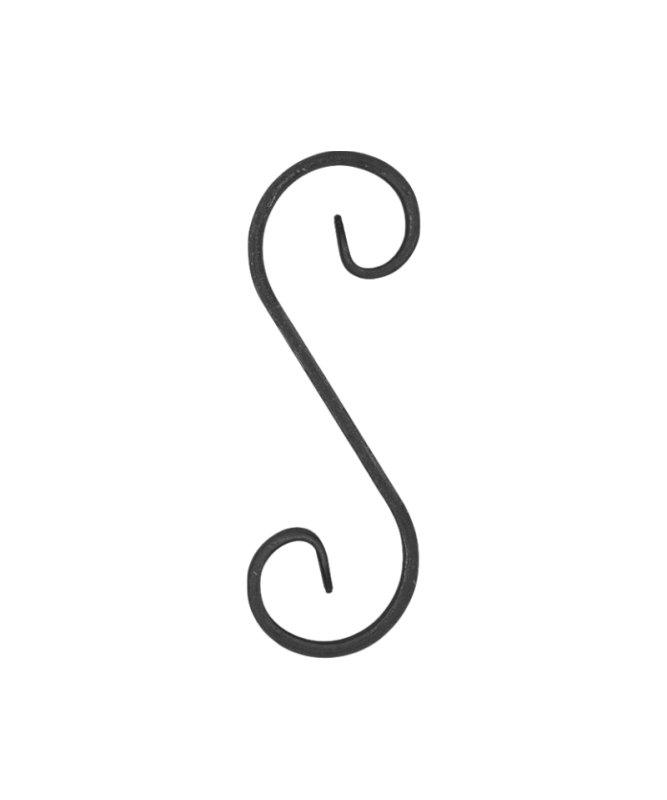 Spirala kuta typu S 12x6 mm / H 230 x L 80 mm