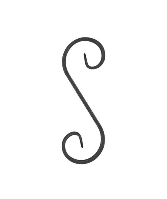 Spirala kuta typu S 12x6 mm / H 230 x L 80 mm