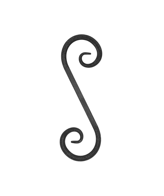 Spirala kuta typu S 12x12 mm , H300xL100 mm