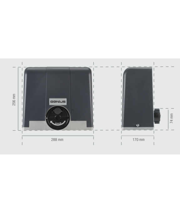 Napęd BLIZZARD500 230V do bram przesuwnych