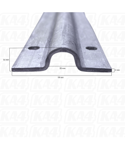 Szyna jezdna z wytłoczeniem...