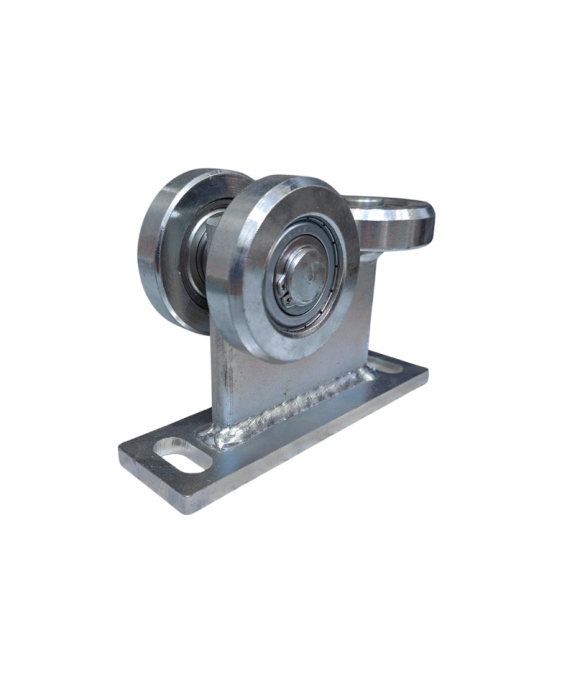 Wózek jezdny podwieszany 3 rolkowy metalowy do profilu 80 x 80