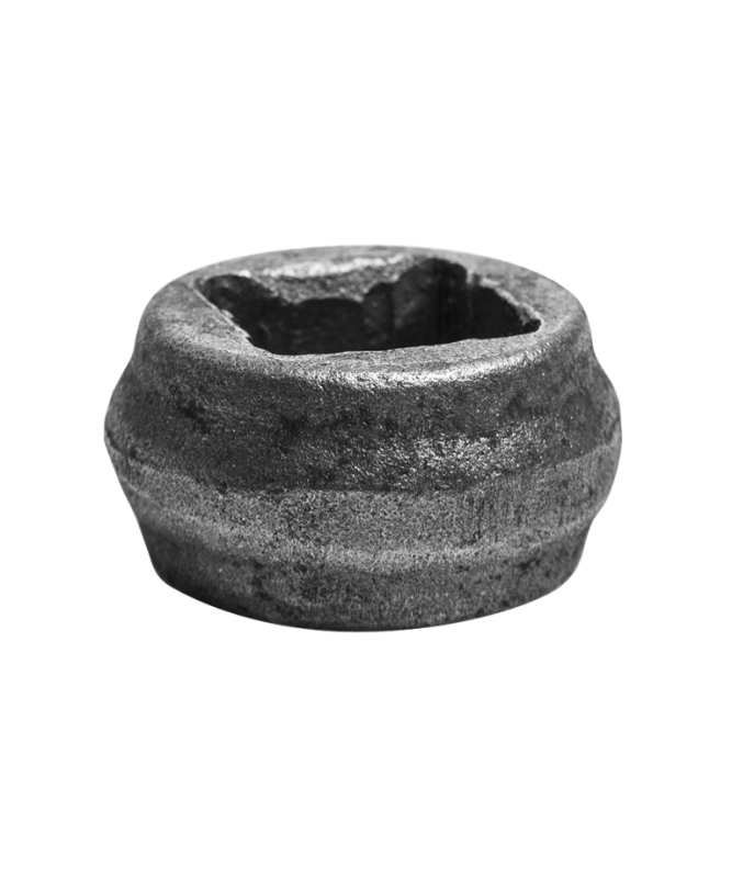 Przekuwka stalowa kuta 45xH25 mm, otwór 21,5x21,5 mm