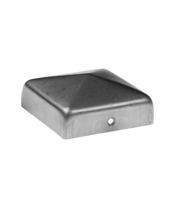 Daszek stalowy, kopertowy na słupek 60x60x1 mm ocynk