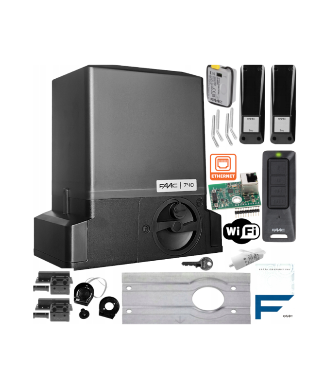 Napęd DELTA2 Smart Simply do bram przesuwnych 230V