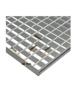 Krata pomostowa 1500x1000 pł. 30x2 oczko 34x38 mm ocynk