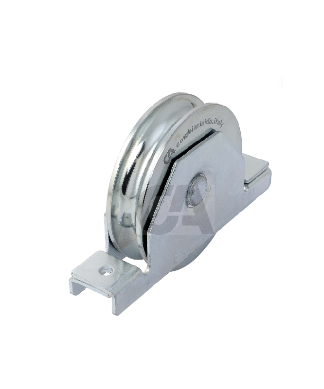 Rolka jezdna 2 łożyskowa Fi 140 ocynkowana