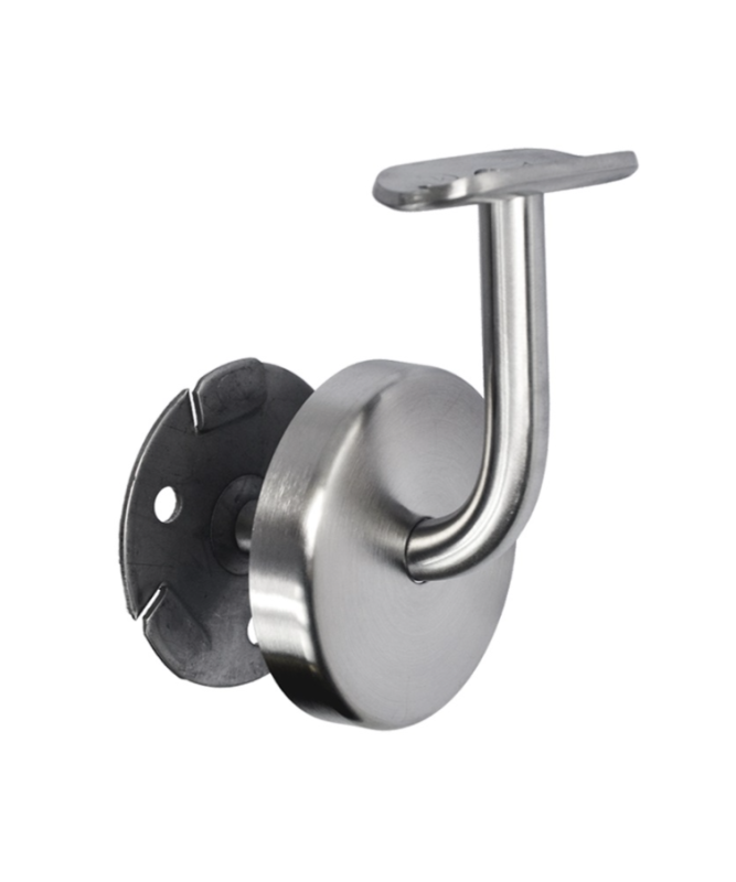 Mocowanie poręczy fi 42,4 z maskownicą fi70x12 mm satyna