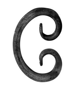 Spirala typu C 12x12 mm / H120 x L75 mm