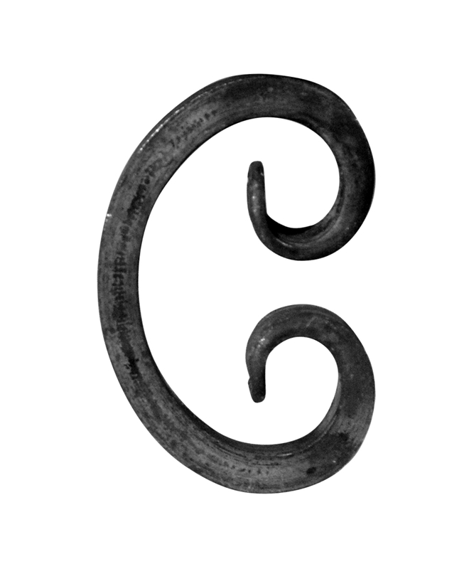 Spirala typu C 12x12 mm / H120 x L75 mm