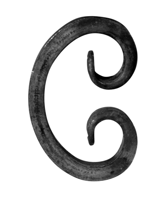 Spirala typu C 12x12 mm / H120 x L75 mm