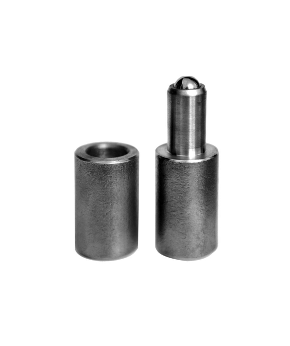 Zawias toczony z kulką fi 20 / H 70 mm