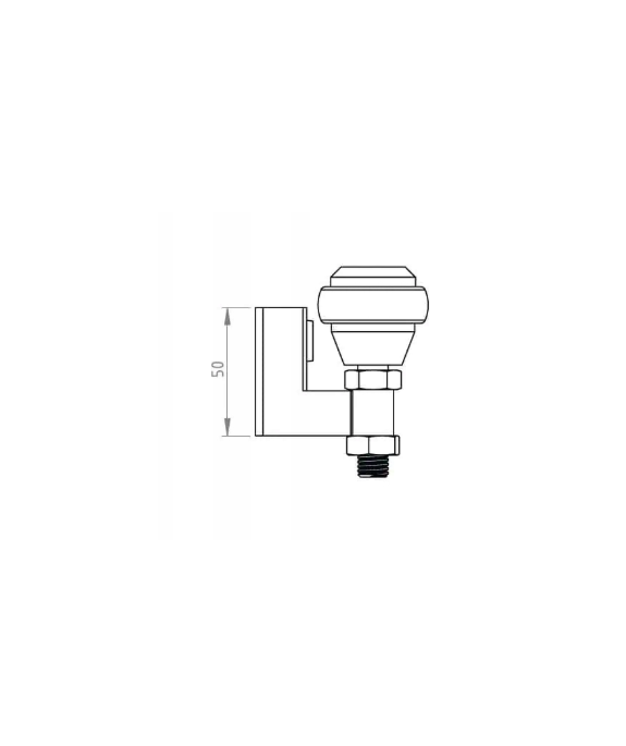 Uchwyt do bramy przesuwnej 50 mm z rolkami gumowymi