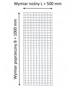 Krata pomostowa 500x1000 pł. 30x2/34x38 mm ocynk