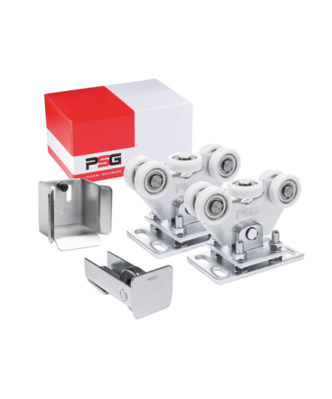 Zestaw wózków z tworzywa z akcesoriami do profilu 70x70