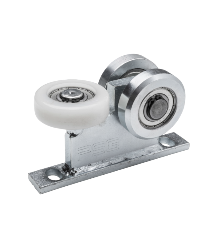 Wózek jezdny podwieszany 3 rolkowy do profilu 80x80