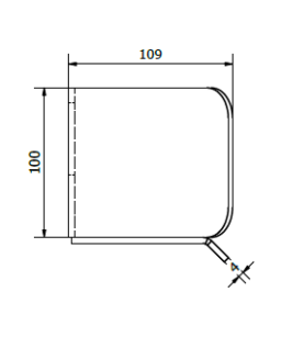 Uchwyt najazdu 120x100
