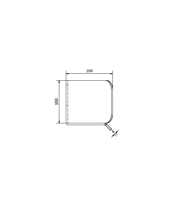 Uchwyt najazdu 120x100